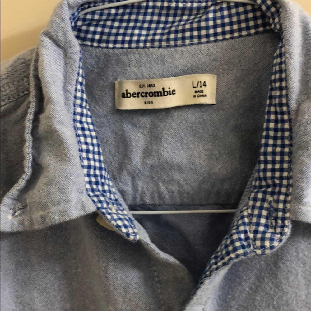 Abercrombie kids button up shirt